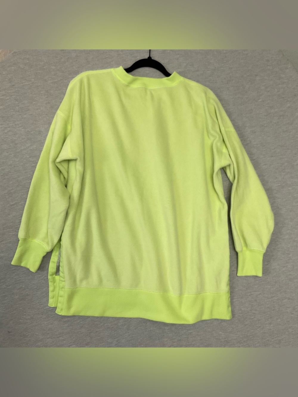 aerie Neon Yellow Pullover Sweatshirt - Picture 3 of 4